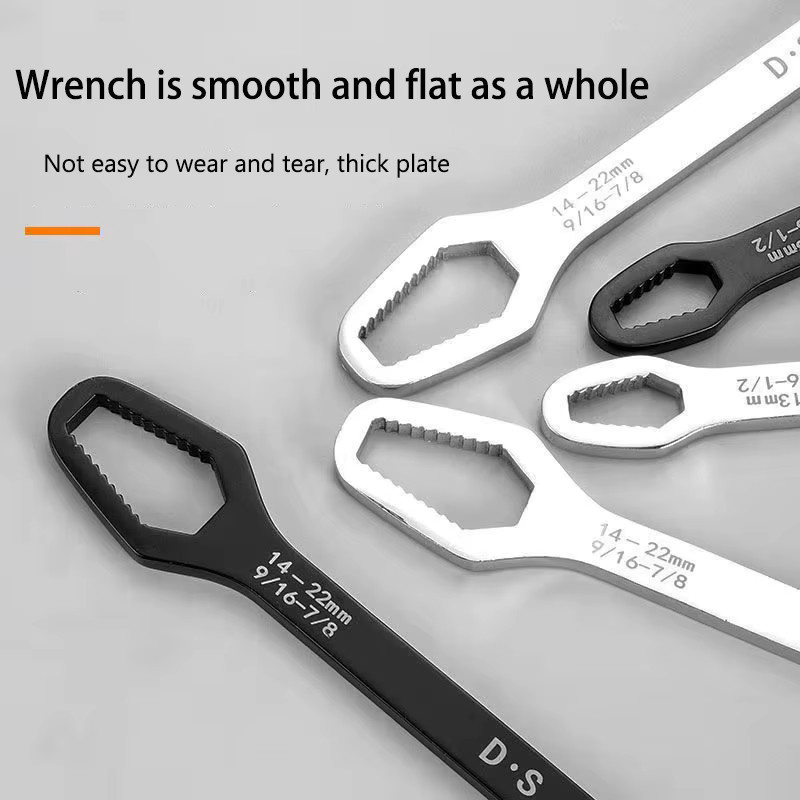 Universal Torx Schlüssel von louCnloin, verstellbarer Doppel-Kopf Spanner für 8 bis 22 mm, Schwarz - Bild 3