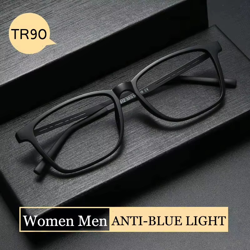 EVUNHUO Lesebrille, Vollrand, Titan, Schwarz, Unisex - Bild 3