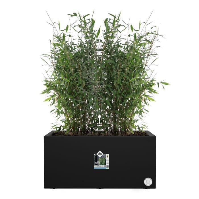 Elho Blumenkasten Vivo Next Long Schwarz aus recyceltem Kunststoff B: 59 cm, T: 29,5 cm, H: 29,2 cm - Bild 3