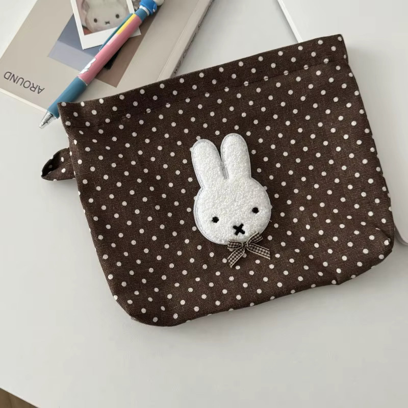 Miffy Bunny Schreibwaren-Aufbewahrungstasche mit Cartoon-Muster in Braun - Bild 2