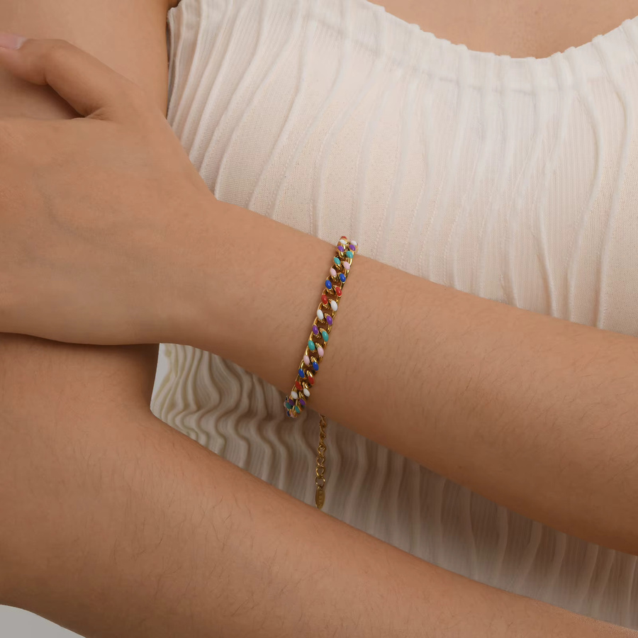 Meaeguet Armband, Edelstahl, Gold, Damen - Bild 3
