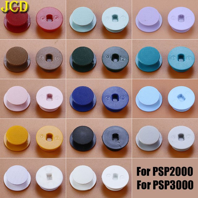 JCD Joystick-Kappen für PSP2000 und PSP3000 in Multicolour und Schwarz - Bild 1