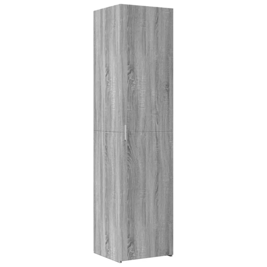 vidaXL Highboard Grau Sonoma Modern Wandmontiert B/T/H: 45 x 42,5 x 185 cm - Bild 2