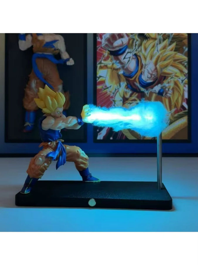 Bandai Dragon Ball Son Goku Kamehameha Nachtlampe, Desktop-Dekoration, Bunt / Mehrfarbig - Bild 6