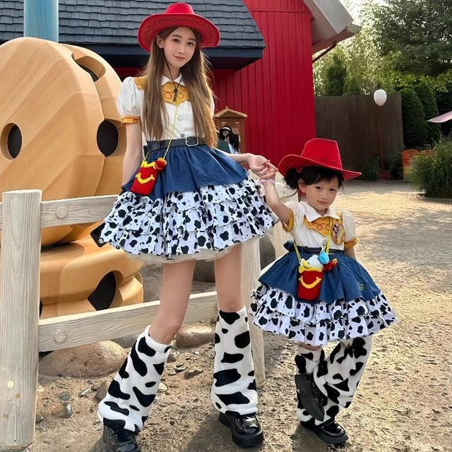 Disney Toy Story Jessie Cosplay Kostüm, Mädchen, Plüsch / Textil, Bunt / Mehrfarbig - Bild 1