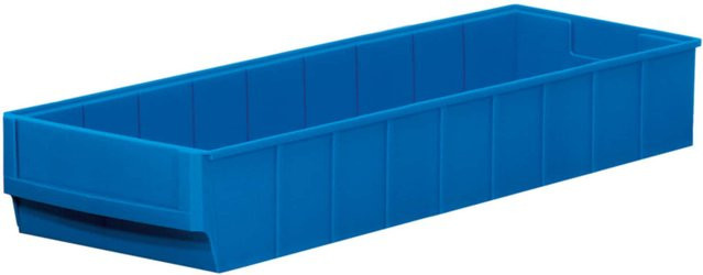 BRB Regalkästen blau, 12 Stück, B/H/T: 18,3 x 8,1 x 5,0 cm - Bild 1