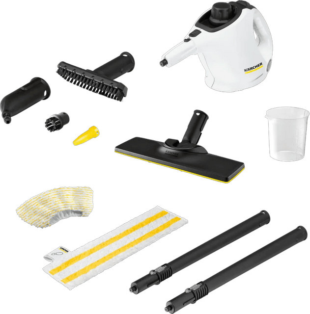 Kärcher SC 1 EasyFix Dampfreiniger 1200W in Weiß und Schwarz - Bild 1