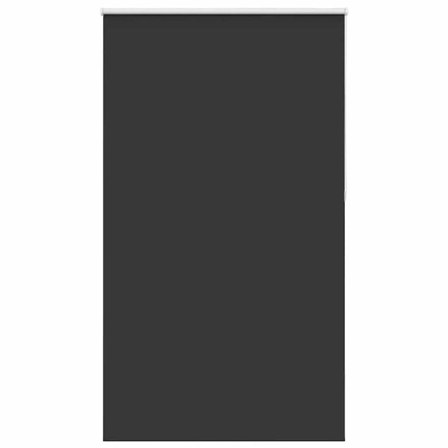 vidaXL Verdunkelungsrollo Schwarz aus Polyester mit Thermofunktion, B: 125 cm, H: 230 cm - Bild 2