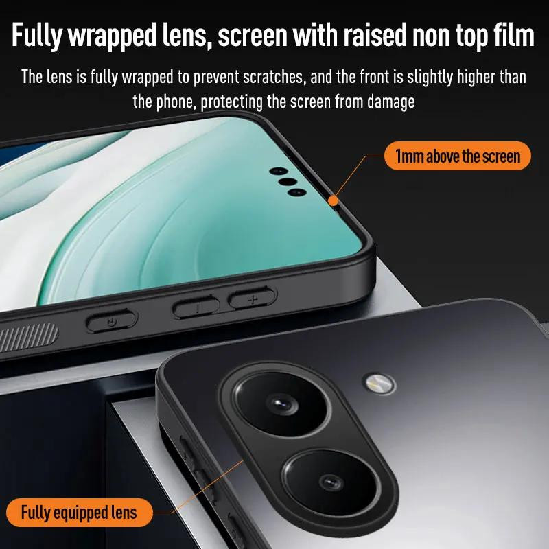 Stoßfeste Matt-Frosted Handyhülle für Xiaomi POCO X8 Pro 5G mit Bumper-Schutz - Bild 2