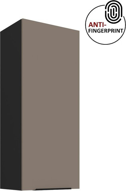 ARIA Hängeschrank Küchenzeile Sandgrau Matt Anti Fingerprint H x B: 45 x 90 cm - Bild 1
