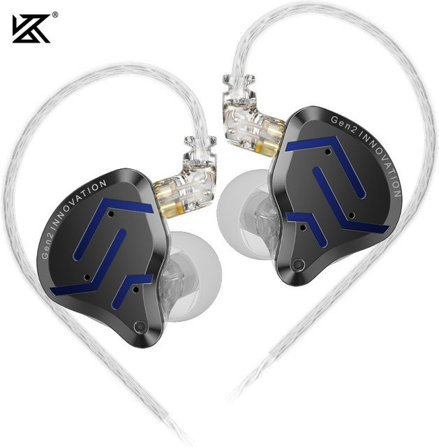 KZ ZSN Pro 2 Hybrid In-Ear-Kopfhörer mit 1BA und 1DD in Blau - Bild 1