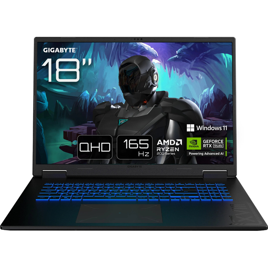 Gigabyte Gaming A18 Gaming-Notebook in Schwarz mit 18 Zoll Display, AMD Ryzen 7, 32GB RAM, 1TB SSD und RTX 5070 - Bild 2