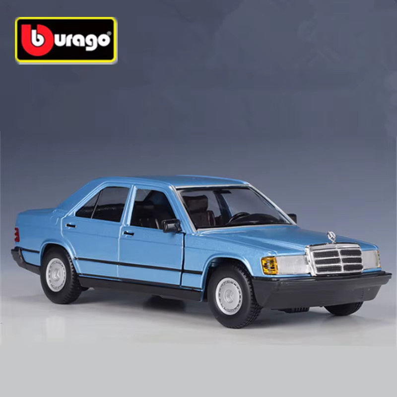 Bburago Mercedes-Benz 190e, Sportwagen Modell, 1:24, Metall - Bild 1