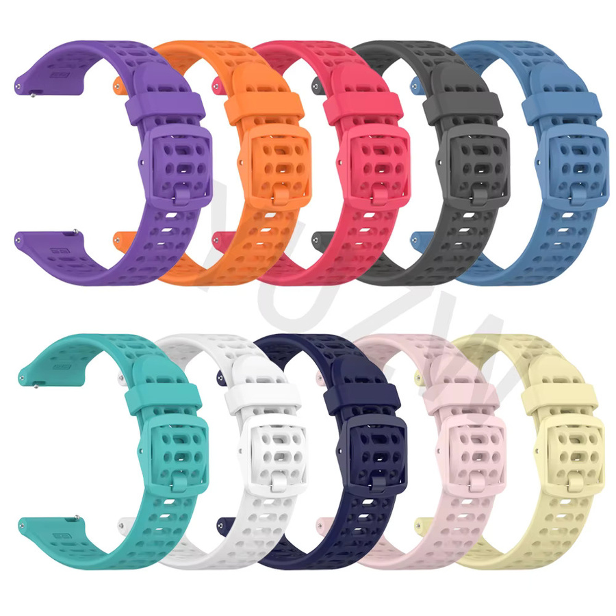 Uhrenarmband Silikon, 20 mm, Unisex - Bild 6