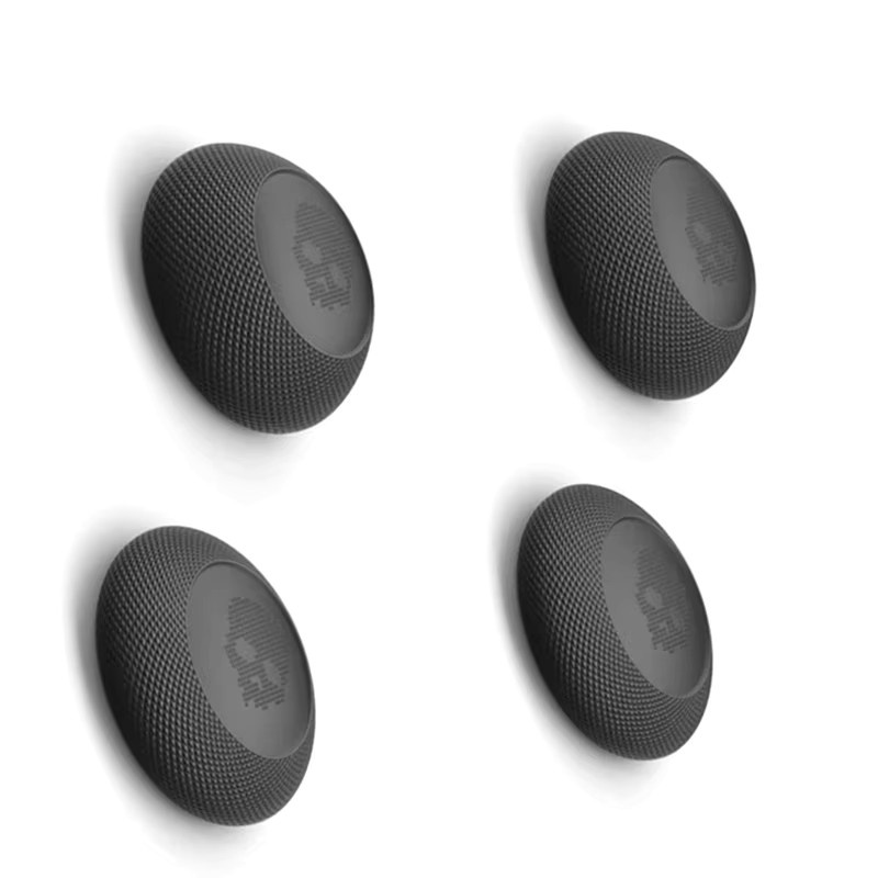 Skull & Co. Convex Thumb Grips Set für Steam Deck, OLED, ROG Ally und X, 4 Stück Analog Stick Caps, Schwarz - Bild 2