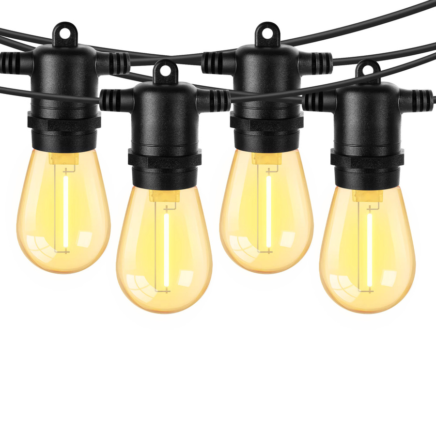 Grensk S14 LED-Außenlichterkette mit EU-Stecker, wasserdicht und bruchsicher, 1 W - Bild 7