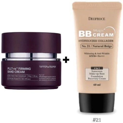 DIFFER&DEEPER PLLT-RA Straffende Band-Creme, 50 g, Poly-L-Milchsäure-Komplex - Bild 1