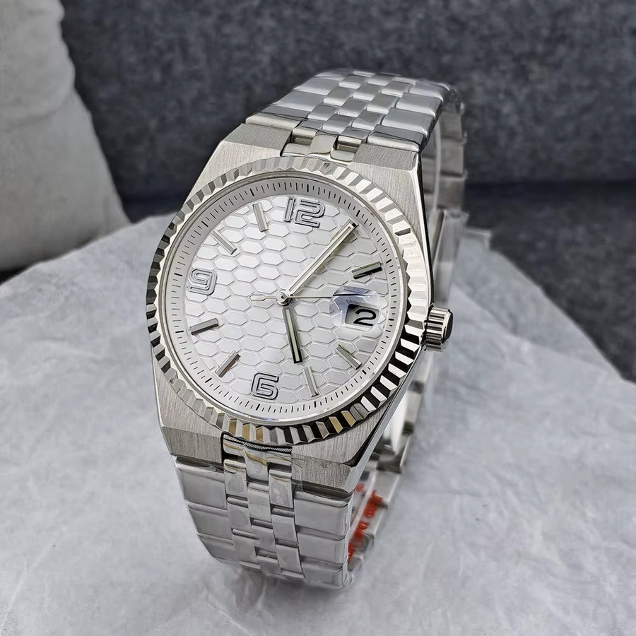 Armbanduhr Automatik, Edelstahl, Saphirglas, Silber, Herren - Bild 2