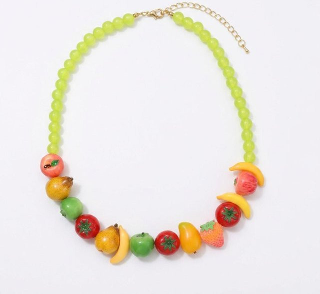zhuhaizongheng Schmuck-Set, Halskette und Armband, Perle, Harz/Kupfer, Bunt, Damen - Bild 1
