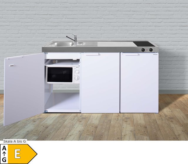 Stengel Küchen Kitchenline MKM 150 Glaskeramikkochfeld in Weiß mit rechter Kochzone - Bild 1