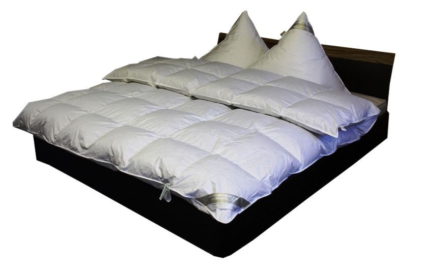 Betten Hofmann Daunendecke mit 8 cm Hochsteg für den Winter, Weiß, B x H: 200 x 220 cm - Bild 1