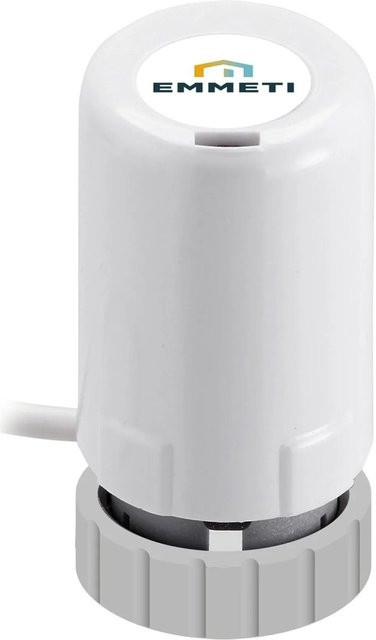 Emmeti Thermoelektrischer Stellantrieb STT Stromlos Geschlossen 230 V M30 x 1,5 Weiß - Bild 1
