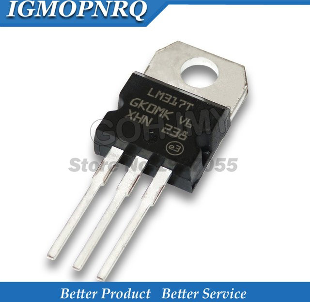 10er Set Spannungsregler LM317T LM337T LM338T LM350T im TO-220 Gehäuse in Schwarz - Bild 1