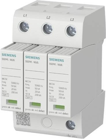 Siemens Überspannungsableiter 5SD7413-1KU02 in Weiß - Bild 1