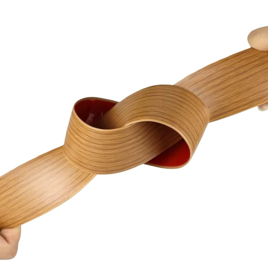 Selbstklebender Bodenübergangsstreifen aus Vinyl in Braun für Laminat und Teppich, Länge: 3 m, Breite: 5 cm - Bild 4