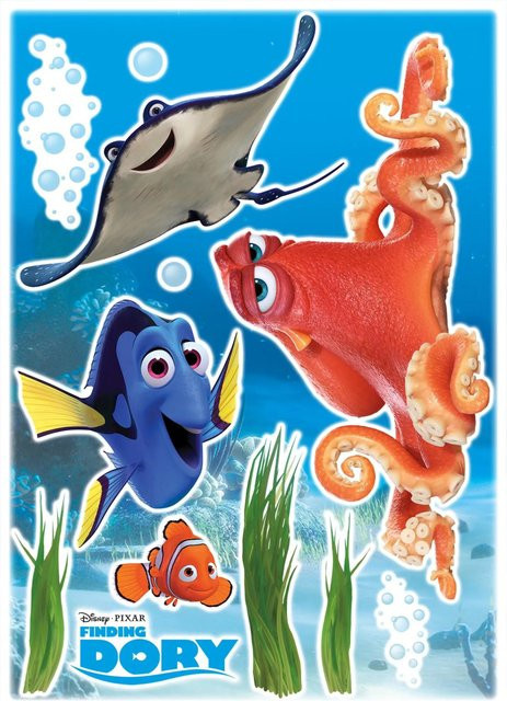 Komar Deko-Sticker Dory And Friends, Mehrfarbig, Breite: 50 cm, Höhe: 70 cm - Bild 1
