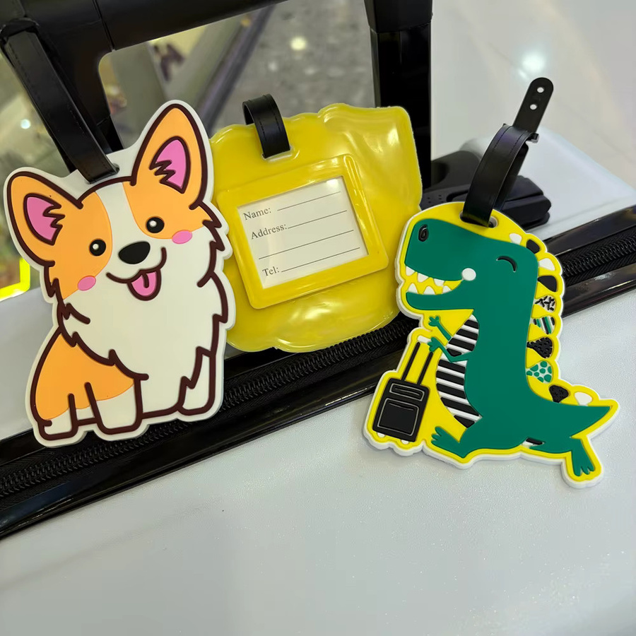 BOYI Gepäckanhänger, Corgi, Dinosaurier, Unisex - Bild 2