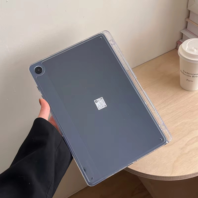 Samsung Schutzhülle mit Stifthalter in Transparent für Galaxy Tab S9, S8, S7, S6 Lite, S10, A9 Plus, A8 und weitere Modelle - Bild 3