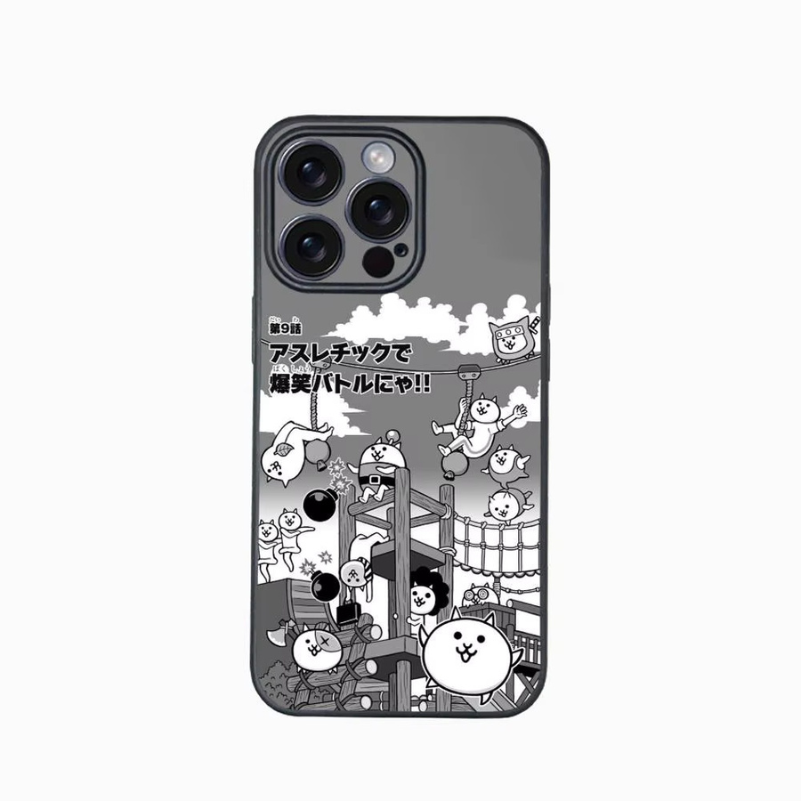 B-Battle Cats Anime Handyhülle aus weichem TPU für Apple iPhone 16, 15, 14, 13, 12, 11 (Pro Max, Plus, Mini), Multicolor - Bild 5