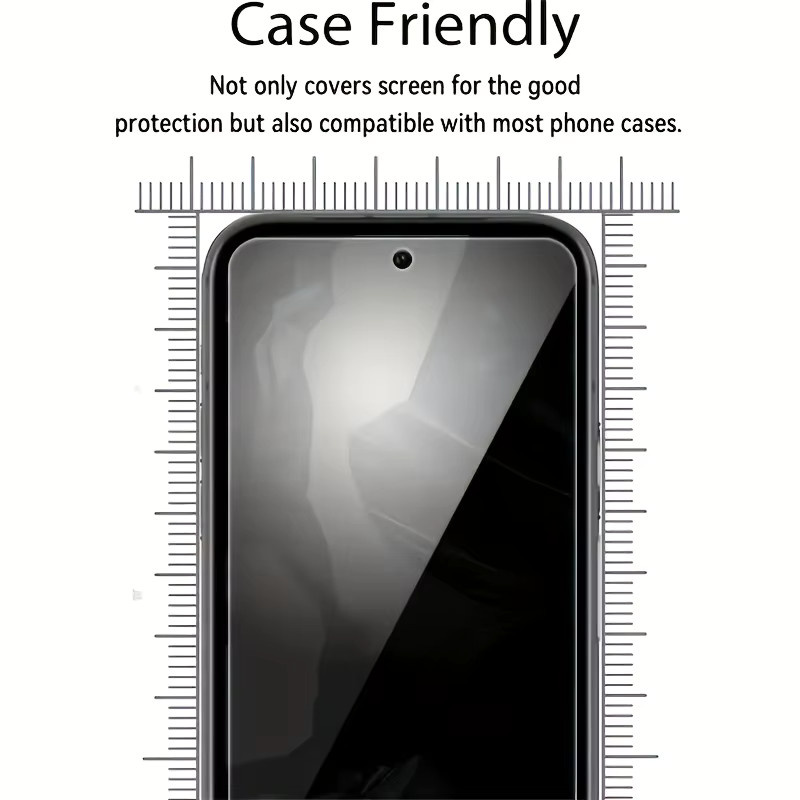 3er-Set Sichtschutzfolie und Linsenschutzfolie für Google Pixel 6 7 8 9 Pro XL, transparent, kompatibel mit Fingerabdruck-Entsperrung - Bild 4