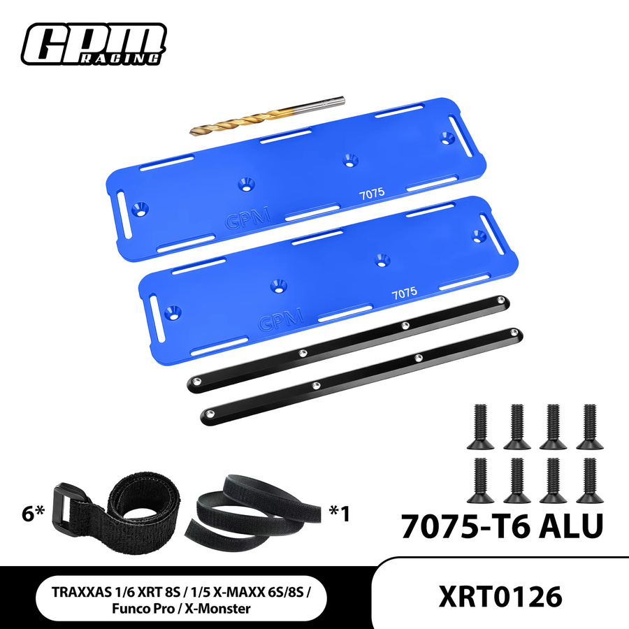 GPM Batterie-Halte-Set, Metall, Schwarz, Zubehör - Bild 2