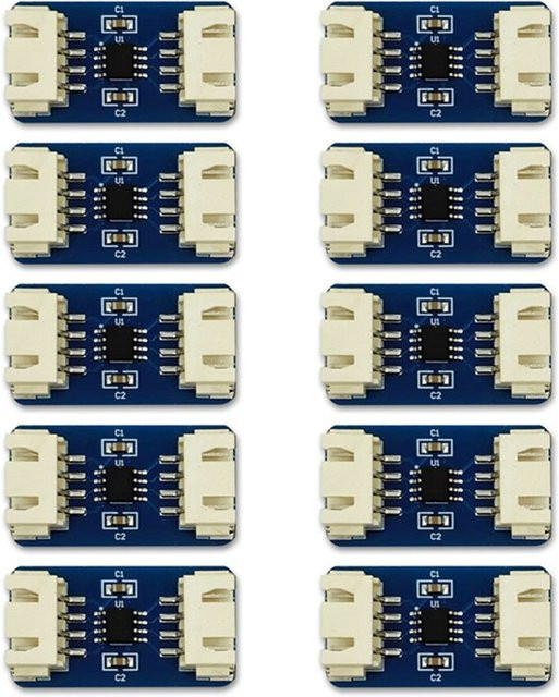 ABZZ 10er Set Serielles digitales Isolatormodul ADUM1201 Magnetische Isolation für SPI CAN Bus Transceiver in Blau - Bild 1