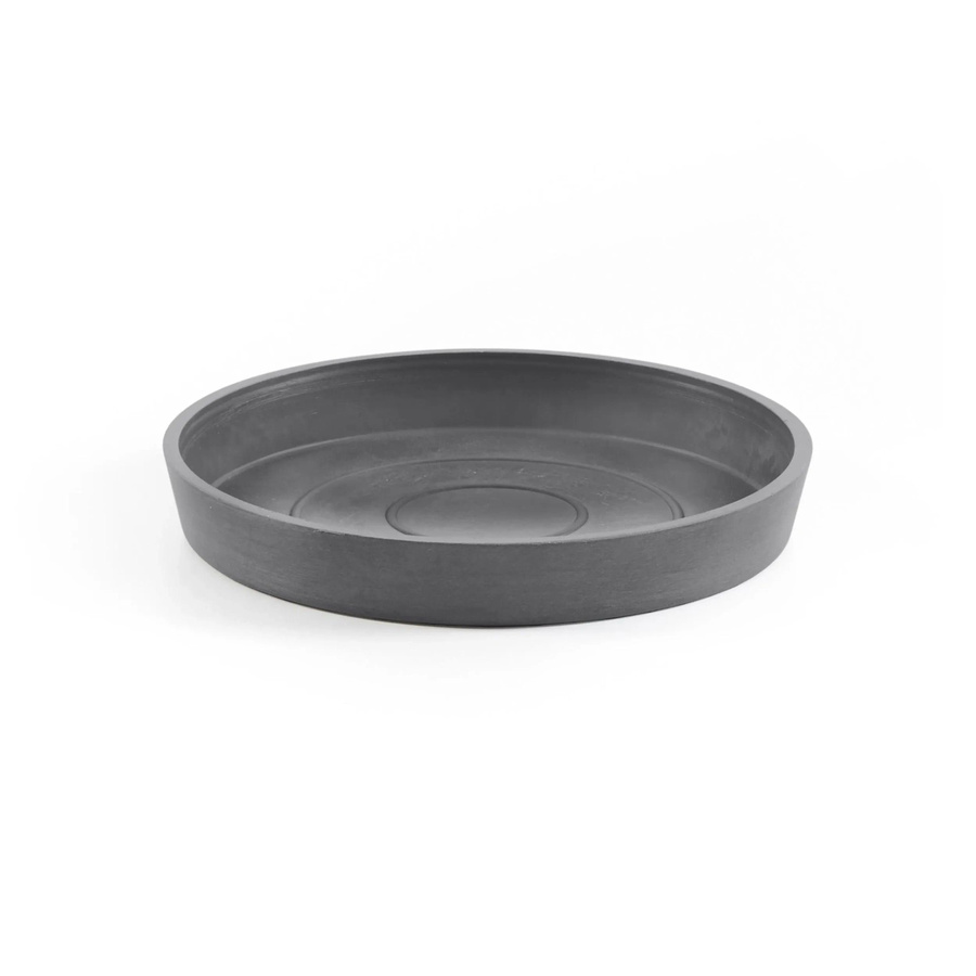 Ecopots Untersetzer Amsterdam Grau aus recyceltem Kunststoff, Durchmesser: 15 cm, Höhe: 2,5 cm - Bild 2