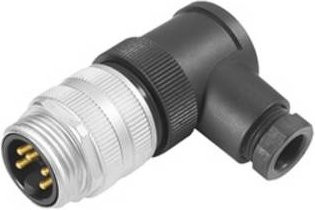 Weidmüller Sensor-Aktor-Steckverbinder 1291900000 unkonfektioniert 7/8 Stecker gewinkelt Polzahl 3 silber - Bild 1