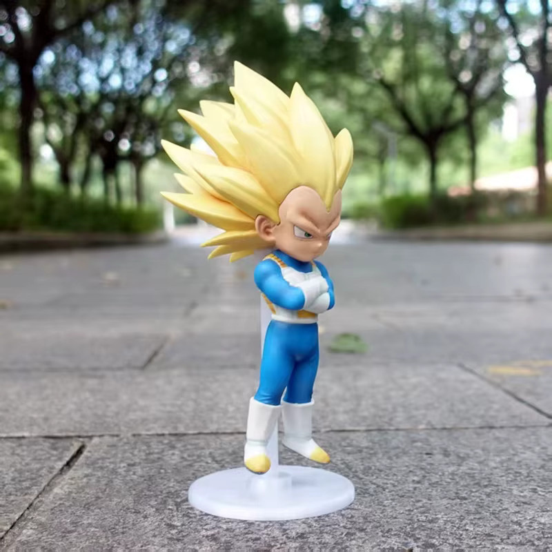 Bandai Dragon Ball Q Version Big Devil Super Three Vegeta Goku, Animationsmodelle - Bild 1