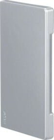 Hager Tehalit Endstück aus Aluminium in Silber B/H: 65 x 130 mm, Tiefe: 80 mm BR651306LAN - Bild 1