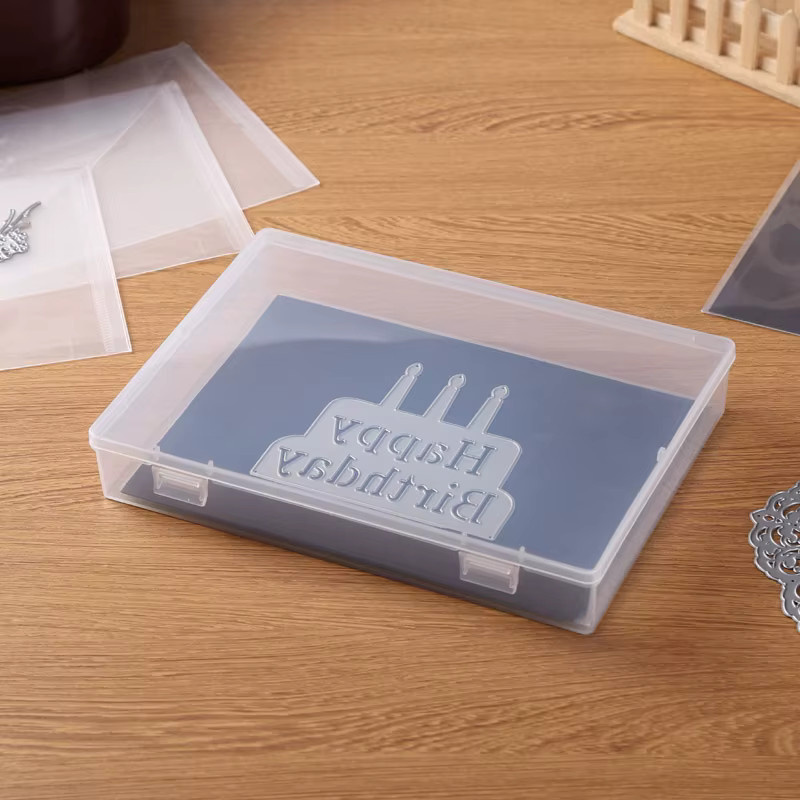 Transparente Sbox Aufbewahrungsbox aus Kunststoff für Handwerk, DIY und Scrapbooking - Bild 3