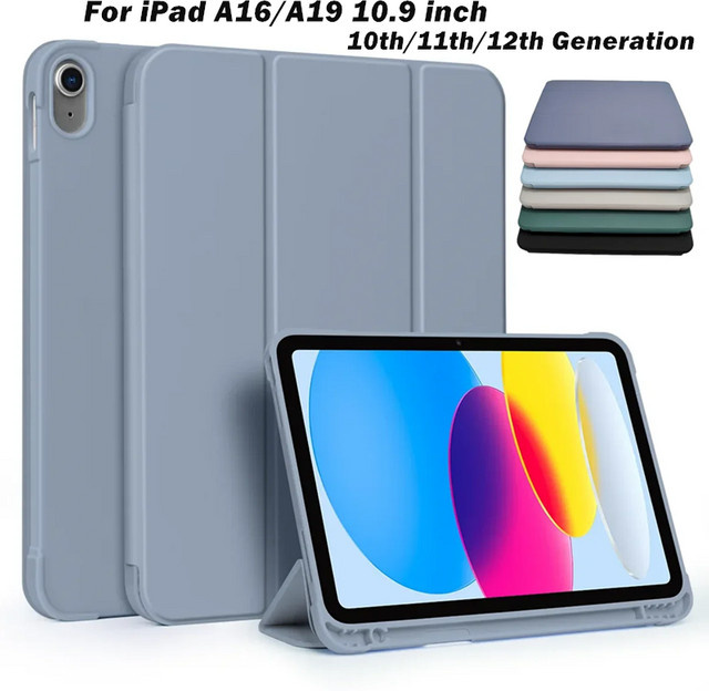 Smart Cover Hülle für Apple iPad 10. Generation 10,9 Zoll mit Stifthalter und automatischer Ein- und Ausschaltfunktion in Grün - Bild 1