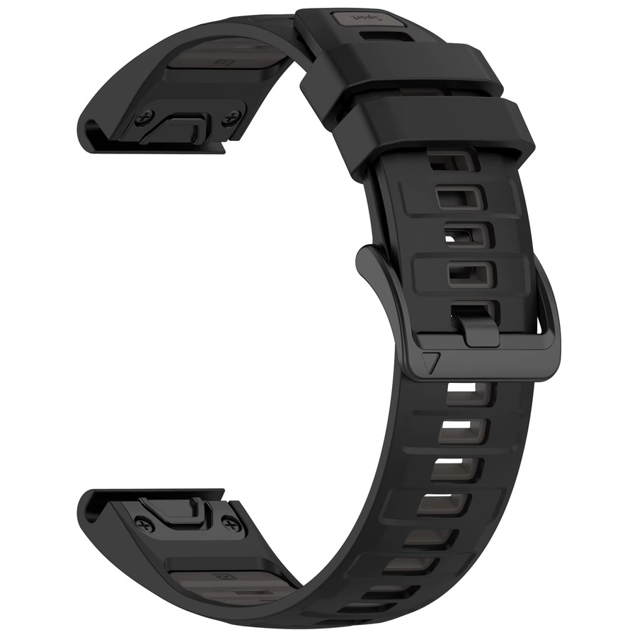 ZHANGU Uhrenarmband Silikon, Schwarz, Unisex - Bild 1