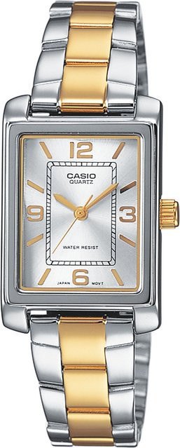 Casio Armbanduhr, Quarz, Edelstahl, Silber, 21 mm, Damen - Bild 1