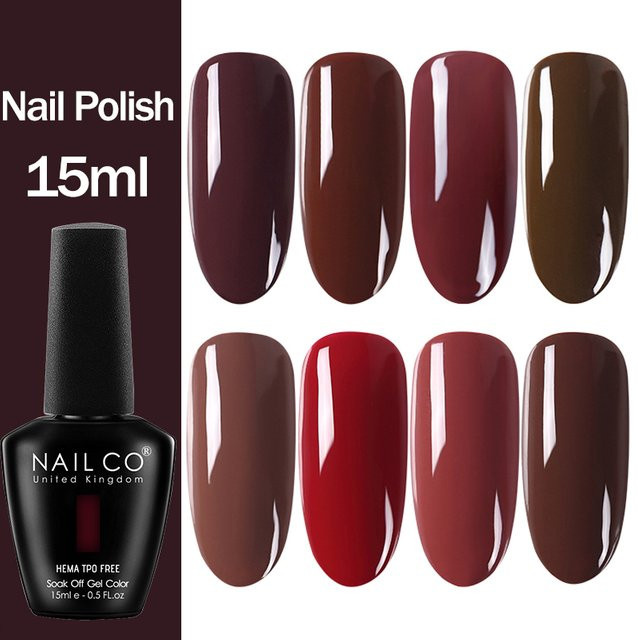 NAILCO Nagellack Winter Kaffee, 15 ml, Glänzend - Bild 1