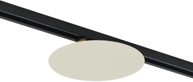 QAZQA Moderne Beige Deckenleuchte Iconic Pulley für 1-phasiges Schienensystem mit 2 LED-Lichtern und Dimmfunktion - Bild 1