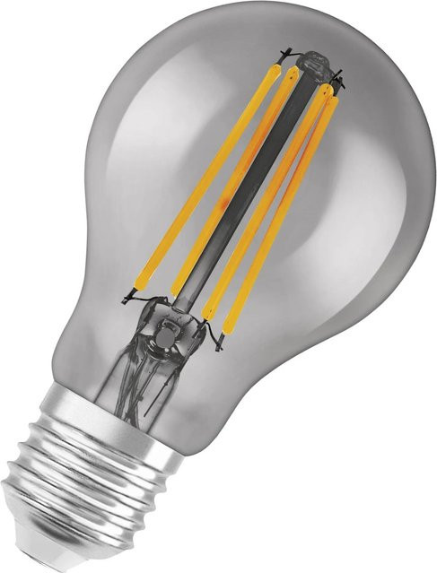 Ledvance Smart+ Bluetooth LED-Filamentlampe CLA60 Smoke E27 6W 540lm Warmweiß dimmbar - Bild 1
