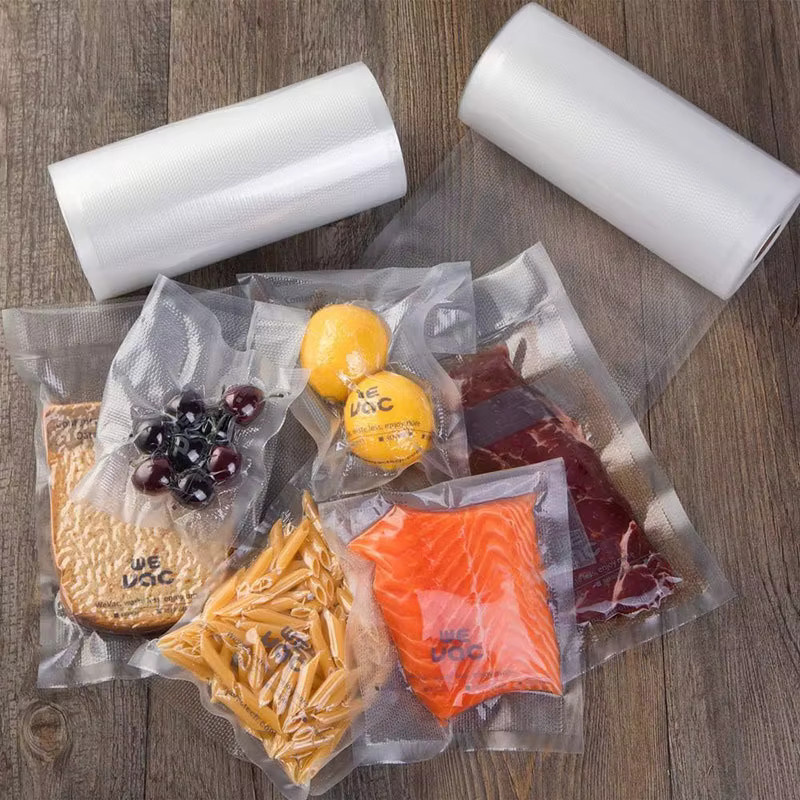 Transparente Vakuumverpackungsbeutel für Lebensmittel und Sous-Vide-Garen, Rolle mit 500 cm Länge, Breite: 25 cm, Breite: 28 cm - Bild 5