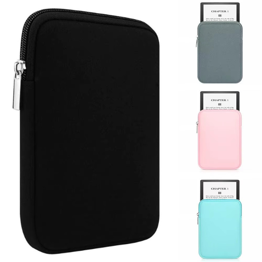 Bunte E-Reader-Hülle für 6,8 bis 11 Zoll Tablets, leichte und kratzfeste Aufbewahrungstasche in Pink und Multicolour für Kindle Paperwhite, Kobo, Boox und Surface - Bild 2