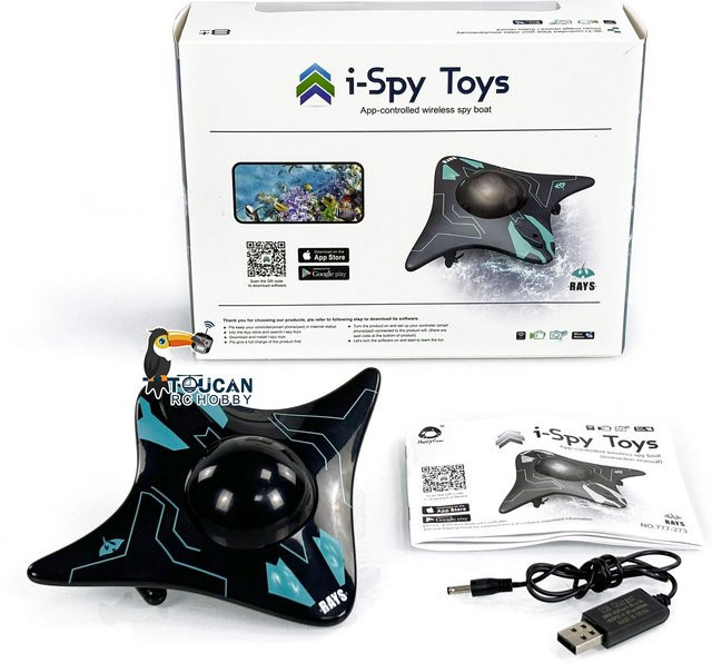 TOUCAN RC HOBBY Spy Ship U-Boot Typ Picket Boot, RC Modell Spielzeug, mit Kamera, Video, Telefon Steuerung, Wi-Fi Verbunden - Bild 1